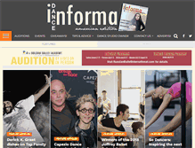 Tablet Screenshot of danceinforma.com
